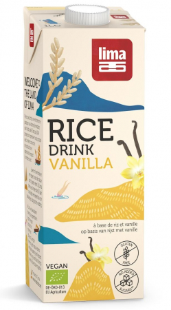 Produse - Bautura vegetala de orez cu vanilie eco 1L Lima