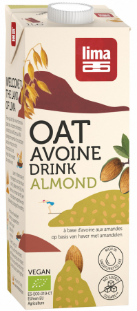 Produse - Bautura vegetala de ovaz cu migdale bio 1L, Lima                                                    