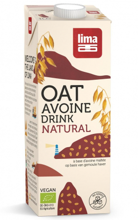 Produse - Bautura vegetala de ovaz eco 1L Lima
