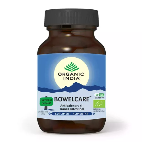 Memorie si concentrare - Bowelcare Tranzit Intestinal, Combate Balonarea 60 cps ECO