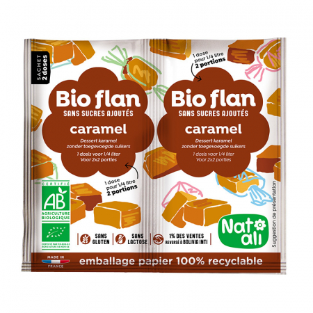 Produse - Budinca de caramel, bio, 2x 4g, Nat-ali                                                             