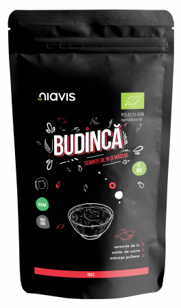 Produse Alimentare - Budinca Instant cu Seminte de In si Macese Ecologica/BIO 150g