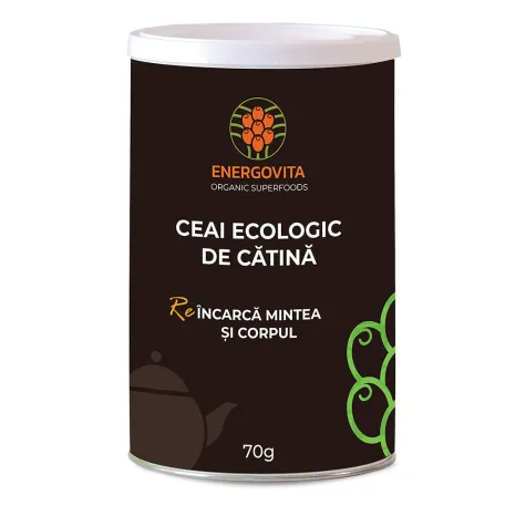 Noutati - Ceai ecologic de catina, 70 gr, Energovita