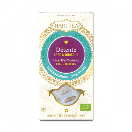 Produse - Ceai premium Hari Tea - Face the Moment - trandafiri si hibiscus bio 10dz                           
