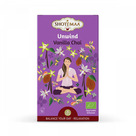 Alimente - Ceai Shotimaa Balance Your Day - Unwind vanilla chai bio 16dz