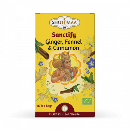 Bauturi - Ceai Shotimaa Chakras -Sanctify - ghimbir, fenicul si scortisoara bio 16dz