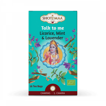 Noutati - Ceai Shotimaa Chakras - Talk to Me - lemn dulce, menta si lavanda bio 16dz
