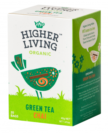 Produse - Ceai verde - CHAI - eco, 20 plicuri, Higher Living                                                  