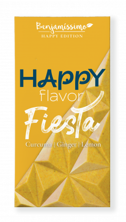 Produse - Ciocolata cu turmeric si ghimbir bio, 60g, Benjamissimo                                             