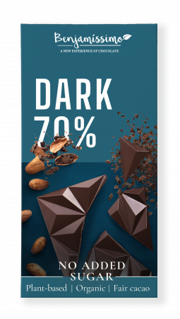 Produse - Ciocolata neagra 70%, bio, 60g, Benjamissimo                                                        