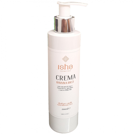 Produse - Crema revigoratoare pentru par cret, 200ml, Isha                                                    