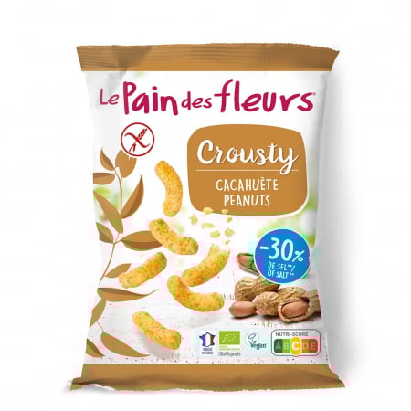 Produse - Crousty - Pufuleti cu arahide - fara gluten 75g