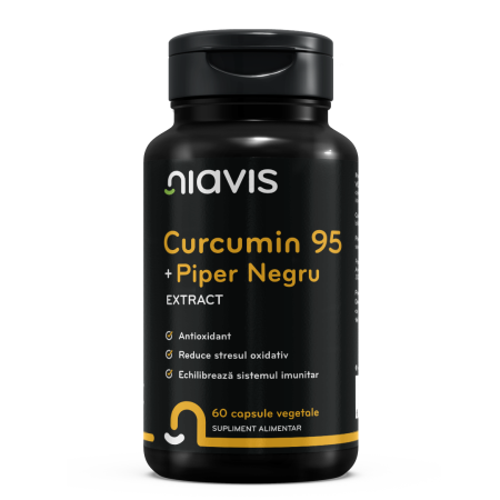 Capsule & Comprimate - Curcumin 95 + Piper Negru Extract 60cps