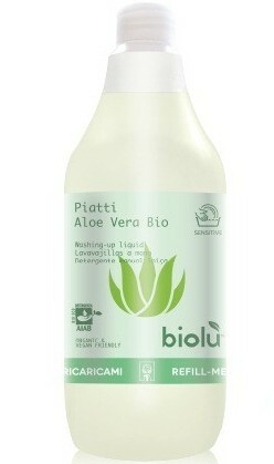 Produse - Detergent ecologic pentru spalat vase cu aloe vera, 1L - Biolu                                      