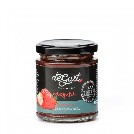 Dulciuri - Dulceata de capsuni fara zahar, 200 gr