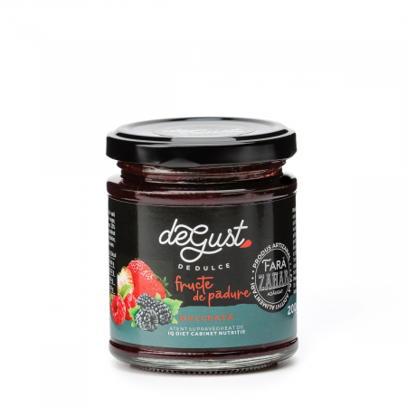 Dulciuri - Dulceata de fructe de padure fara zahar, 200 gr