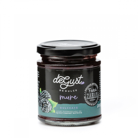 Dulciuri - Dulceata de mure fara zahar, 200 gr