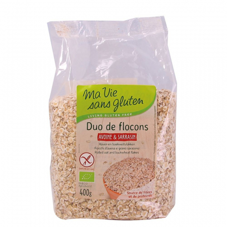 Produse - Duo Fulgi de ovaz si hrisca - fara gluten  400g