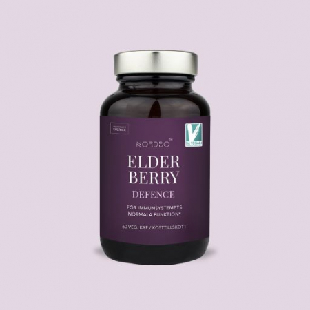Imunitate - Elderberry Defence, Remediu impotriva racelii si gripei, 60 capsule, NORDBO