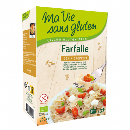 Produse - Farfalle de orez integral 250