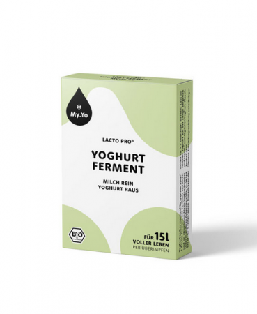Produse - Ferment probiotic pentru iaurt bio LACTO PRO 15g My.Yo                                              