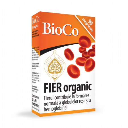 Produse - Fier organic 14mg x 90 cpr