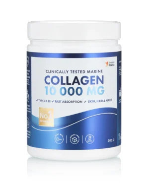Performanta si Fitness - Fish Colagen Hidrolizat Pulbere Tip 1 și 3 cu 10.000mg, 300 g, Swedish Nutra
