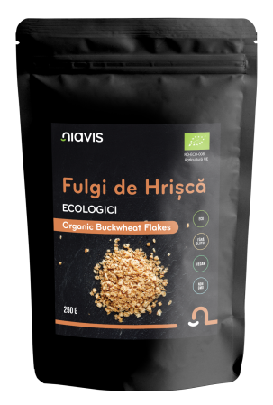 Produse Alimentare - Fulgi de Hrisca fara Gluten Ecologici/BIO 250g