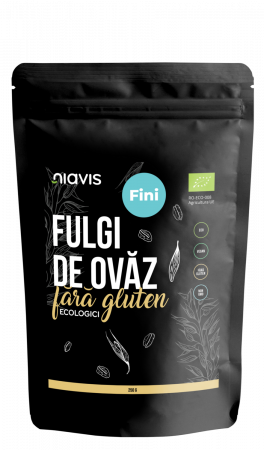 Gluten Free - Fulgi de Ovaz Ecologici Fini fara Gluten 250g