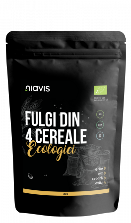 Produse Alimentare - Fulgi din 4 Cereale Ecologice/BIO 350g
