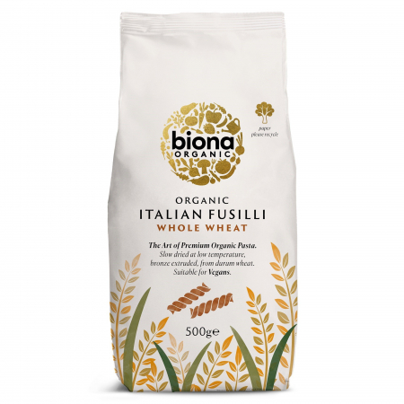 Produse - Fusilli din grau integral eco 500g Biona                                                            