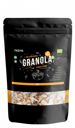 Produse Alimentare - Granola cu Nuci si Cocos Ecologica/BIO 200g