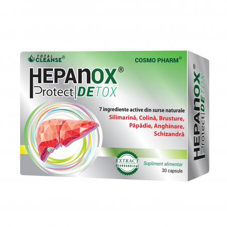 Produse - Hepanox Protect Detox - Protectie Ficat, 30 Capsule