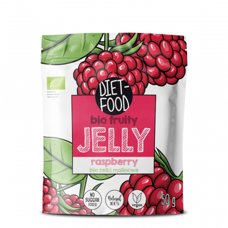 Cereale si fulgi - Jeleuri din zmeură - fără zahăr 50g