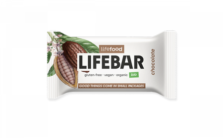 Produse - LIFEBAR baton cu ciocolata raw eco 25g