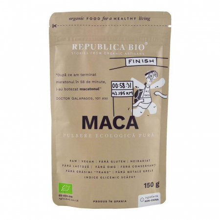Pulberi - Maca, pulbere ecologica pura Republica BIO, 150 g