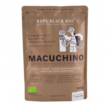 Pulberi - Macuchino, pulbere functionala ecologica Republica BIO, 200 g