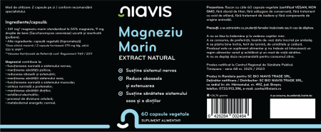 Magneziu Marin Extract Natural 60 cps [1]