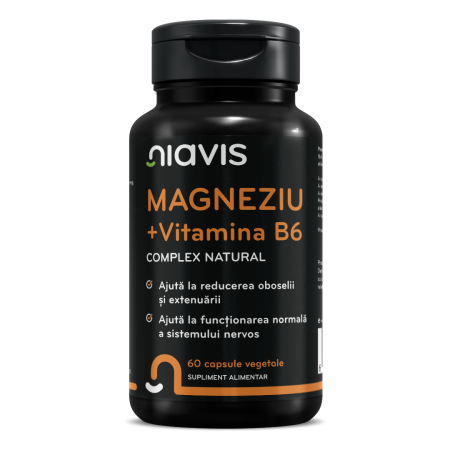 Capsule & Comprimate - Magneziu + Vitamina B6 60cps