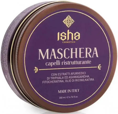 Produse - Masca de par restructuranta, 200ml, Isha                                                            