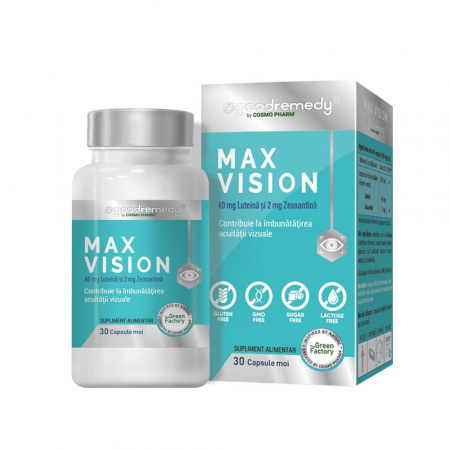 Produse - Max Vision - Luteina si Zeaxantina, Sanatatea Ochilor 30 capsule, Cosmo Pharm