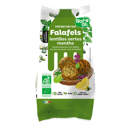 Produse - Mix pentru falafel fara gluten cu linte, bio, 150g, Nat-ali                                         