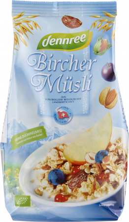 Produse - Musli Bircher bio 500g, Dennree                                                                     