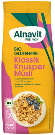 Alimente - Musli crocant clasic fara gluten, bio, 350g Alnavit                                                 
