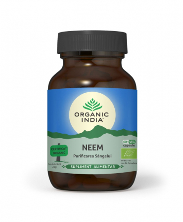 Memorie si concentrare - Neem, Antibiotic si Antifungic Natural, 60 cps