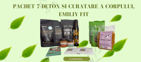 REDUCERI - Pachet  7 detox si curatare a corpului, Emiliy Fit
