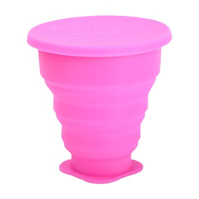 Produse - PAHAR PLIABIL PENTRU IGIENIZAREA CUPEI MENSTRUALE ROZ 225ML ME LUNA                                 