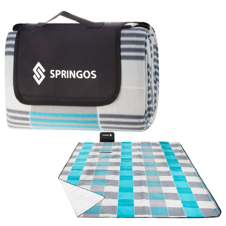 Sport - Patura picnic Springos, Carouri 200 x 200 cm