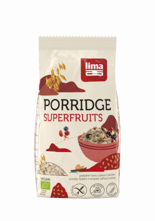 Produse - Porridge Express cu superfructe fara gluten bio 350g Lima                                           