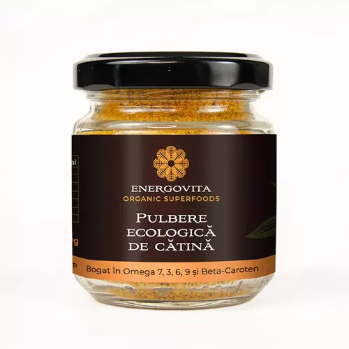 Imunitate - Pulbere de Cătină Ecologică, 50g ECO, Energovita
